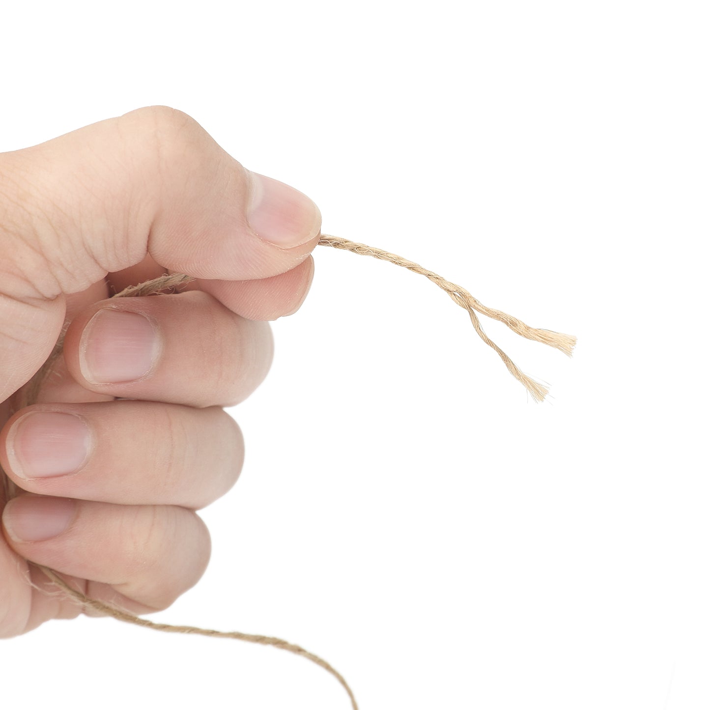 G2PLUS 100M Braun Juteschnur, 1.5mm Jute Schnur für Garten, 2-Lagig Bastelschnur für Basteln, Jute Dekokordel für DIY Kunstgewerbe Gartenarbeit