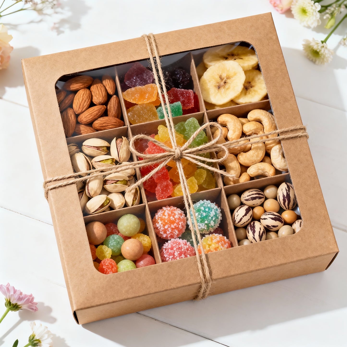 G2PLUS 328FT Jute Twine 1.5mm 2 Ply Natural Craft Twine String for Gift Wrapping, DIY Crafts, Gardening & Home Use