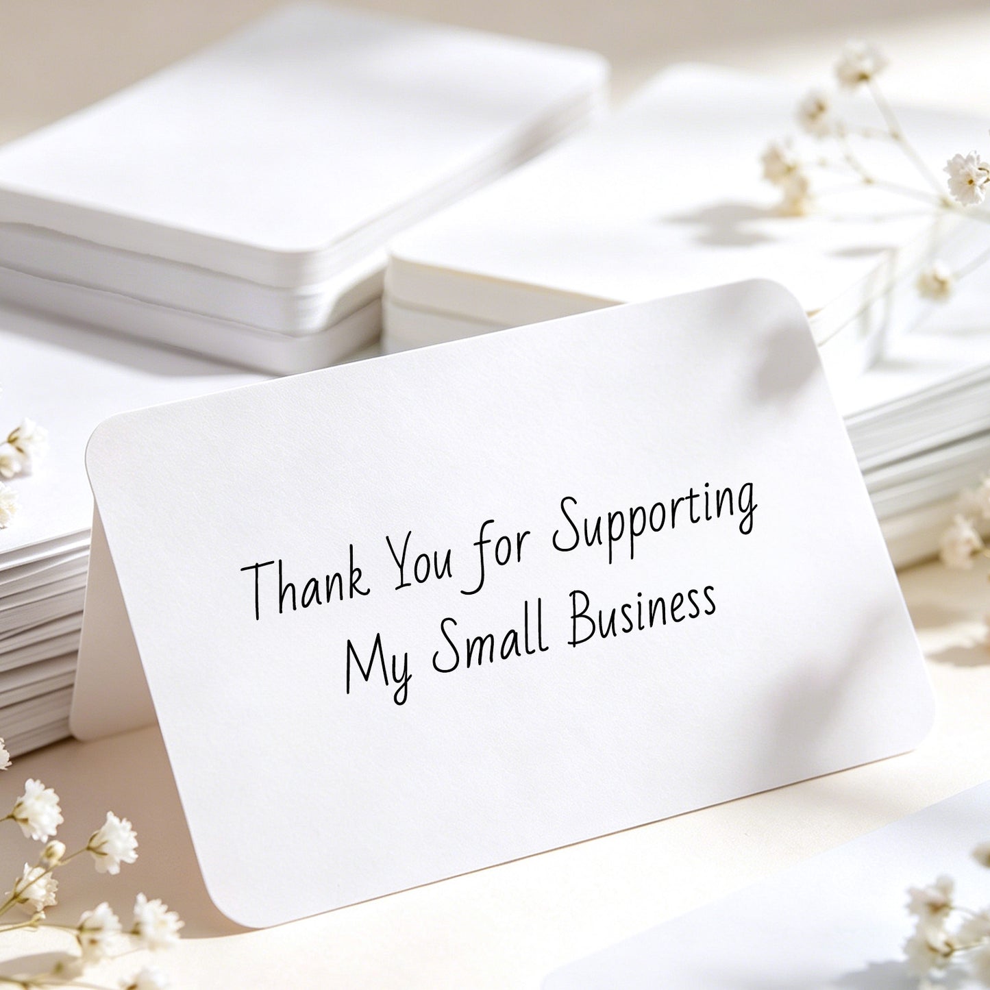 G2PLUS White Blank Business Cards 120PCS: 2.4 x 4 in Small Note Card Double-Sides Cardstock Paper for Writing, Greeting Cards, Thank You Cards for Small Business and DIY Use