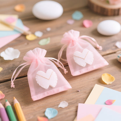 G2PLUS Baby Rosa Organzasäckchen 7x9cm: Klein Geschenk Organzabeutel, Organza Säckchen, 50 Stück Organza-Beutelchen mit Kordelzug Sie als Hochzeit Bonbonsbeutel,Schmuckbeutel Besuche den G2PLUS-Store 4,6 4,6 von 5 Sternen   (615) | Diese Seite durchsuchen