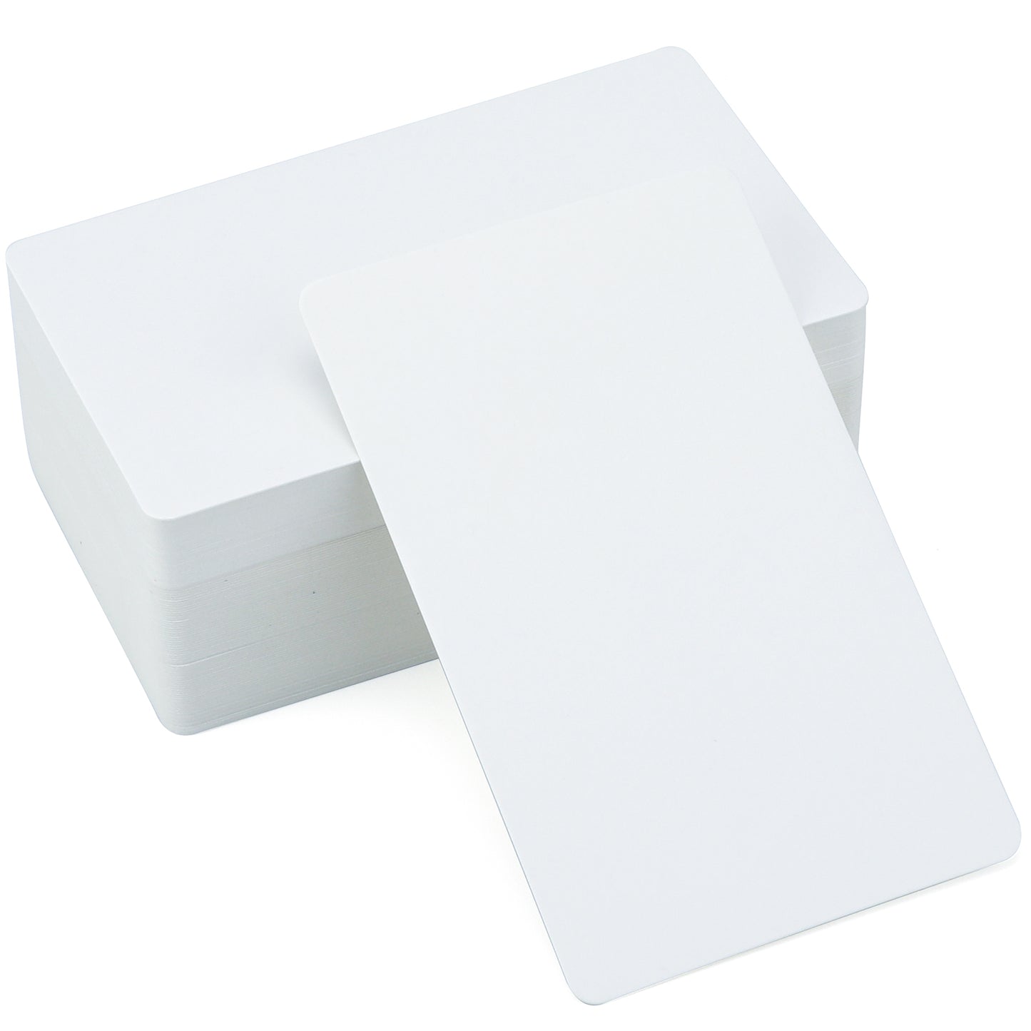 G2PLUS White Blank Cards - 200PCS Blank Playing Cards - Paper Message Marking Cards as Flashcards Bookmarks, Spelling Cards - 8.8x5.4CM