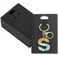 G2PLUS 100PCS Keyrings Display Cards - 8x12CM Black Keychain Displays Card - Blank Necklaces Display Card Holders for Handmade Jewelry Display