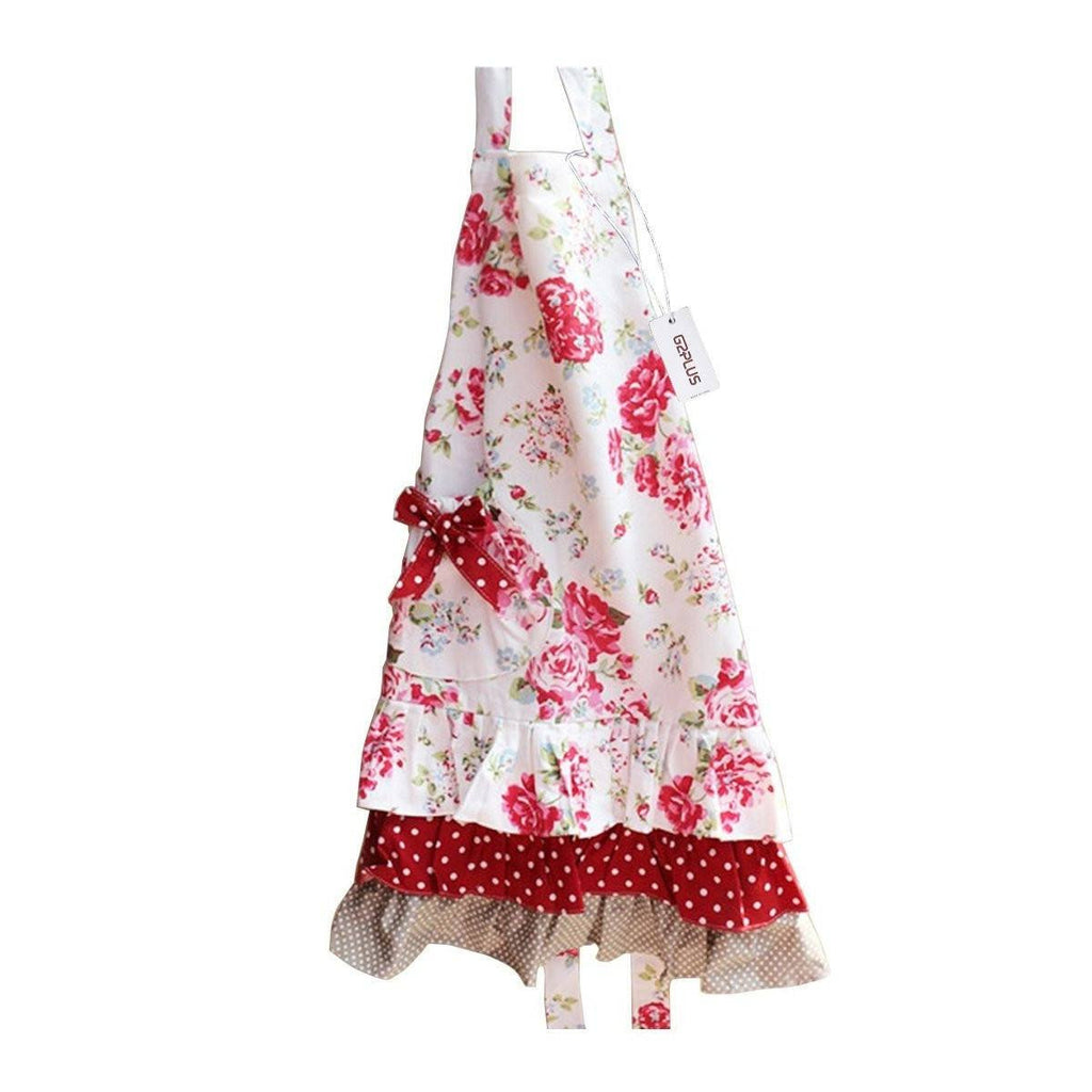 Lovely Classic Style Women's Cooking Baking Apron with Pockets Great Gift For Wife Ladies (Adult Women Aprons) - G2plus
