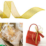G2PLUS Ruban D'emballage Cadeau en Organza,pour Coffret Cadeau Décoration Mariage Noël - 2 rouleaux x 22M