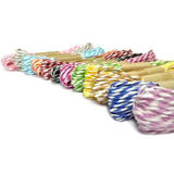 Raffia Stripes Paper String For DIY Making,120 Yards (12 Colors) - G2plus