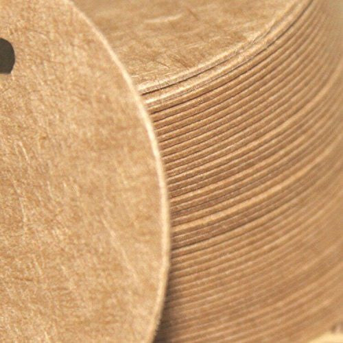 Brown Gift Tags, G2PLUS Kraft Paper Gift Tag with 100 Feet Jute Twine, Round Shaped Blank Hang Tags for Craft Projects, Xmas Gifts (Brown Circle Tags) - G2plus