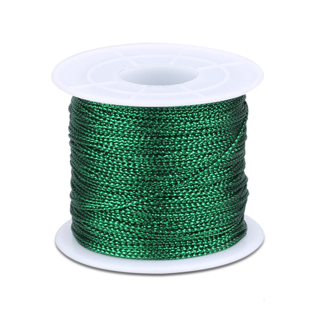 100M Metallic Cord Jewelry Thread Craft String Lift Cord for Wrapping,Braiding and Craft Makin - G2plus