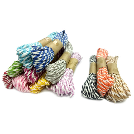 G2PLUS 120 Yards Paper String, 12 Colors Durable Gift Packaging Twine for DIY Crafts Arts - G2plus