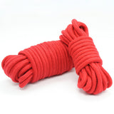 10 M Red Soft Cotton Rope Cord , 8 MM All Purpose Rope Craft Rope Thick Cotton Twisted Cord - G2plus