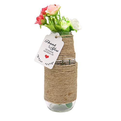 Original Design Thank You for Sharing Our Special Day Tags,100PCS Wedding Favor Gift Tags, 7cm X 4cm Paper Tags Craft Hang Tags with 100 Feet Twine for DIY & Gift Wrapping - G2plus