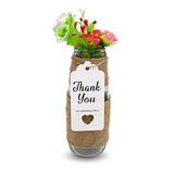 Thank You for Celebrating with Us,Original Design Paper Gift Tags,100 PCS Kraft Paper Tags Price Tags with 100 Feet Natural Jute Twine - G2plus