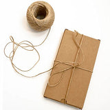 Thank You for Celebrating with Us,Original Design Paper Gift Tag, 100 PCS Kraft Tags with 100 Feet String for Wedding, Baby Shower, Party Favor (Brown) - G2plus