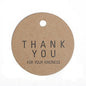 Thank You Tags, G2PLUS 100 PCS Kraft Paper Hang Tags, Bonbonniere Thank You Gift Tags with 100 Feet Jute Twine, ‘Thank You For Your Kindness’ Printed Craft Tags - G2plus
