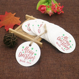 Original Design Christmas Gift Tags,1.97"Round Christmas Tags 100 Kraft Paper Tag with 100 Feet String Perfect for Christmas Gift Wraps,Christmas Party Decoration - G2plus
