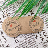 Thank You Tags,100 PCS Round Tags,1.7" Kraft Paper Gift Tags with String Perfect for Baby Shower,Wedding Party Favor - G2plus