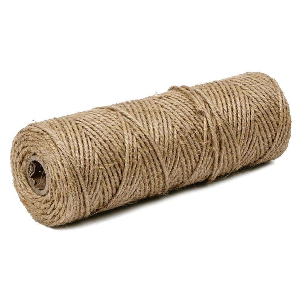 Rope Colorful Natural Jute Twine String Roll Cord for DIY Art Crafts and  Wrapping 