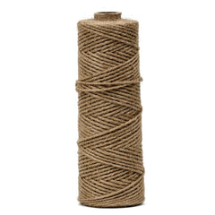 Natural Jute Twine for Crafts, 2mm x 328 Feet, Natural Hemp Cord Jute Rope Twine Roll for Arts & Crafts Gift Tags Christmas Present Wrapping DIY Gift Packaging - G2plus