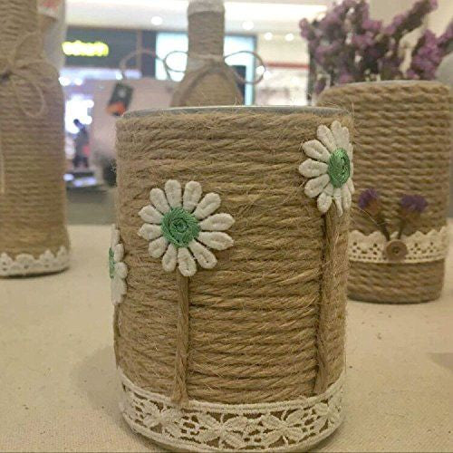 Natural Jute Twine for Crafts, 2mm x 328 Feet, Natural Hemp Cord Jute Rope Twine Roll for Arts & Crafts Gift Tags Christmas Present Wrapping DIY Gift Packaging - G2plus