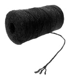 G2PLUS 3Ply Black Jute Twines, 100M Bakers Twine, 2MM Art and Crafts Linen String for Vintage Tags/Labels Tie; Gardening Use - G2plus