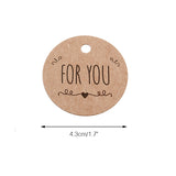 Father's Day Tags,100PCS Original Design For You Tag Kraft Paper gift Tag,Price Tag with 100 Feet String for Craft Projects and Wedding Party Favors - G2plus